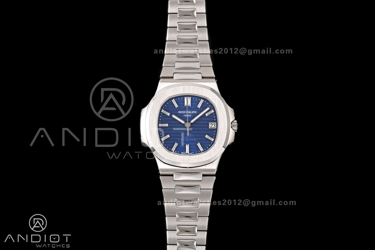 Nautilus 5711 40th Anniversary SS BBF 1:1 Best Edition Blue Dial on SS Bracelet DPB330 Super Clone